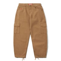 BUTTERGOODS SANTOSUOSSO DUCK CANVAS CARGO PANTS - BROWN