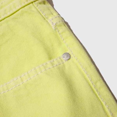 DEMARCOLAB SILVER DUB O/D DENIM JEANS - LIME