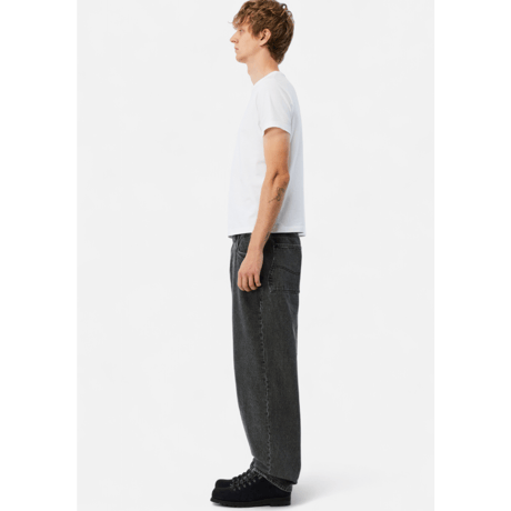 DIME BAGGY DENIM PANTS - KNOWTOMATIC BLACK