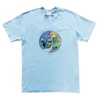 SKATEBOARD CAFE GREAT PLACE TEE - BABY BLUE