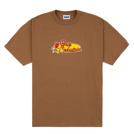 CLASSIC GRIP GRIP INDUSTRIES TEE - BROWN