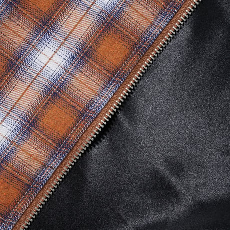 BUTTER GOODS PATCHWORK PLAID OVERSHIRT  - BROWN/PURPLE