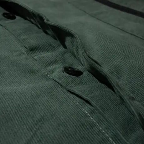 DEMARCOLAB  ATOM CORD SHIRT - GREEN