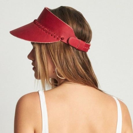 BRIXTON  RENDON VISOR-SCARLET
