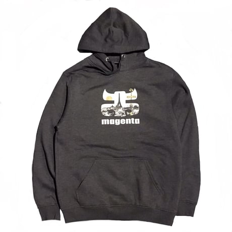 IPATH X MAGENTA IPARIS HOODIE - CHARCOL GREY