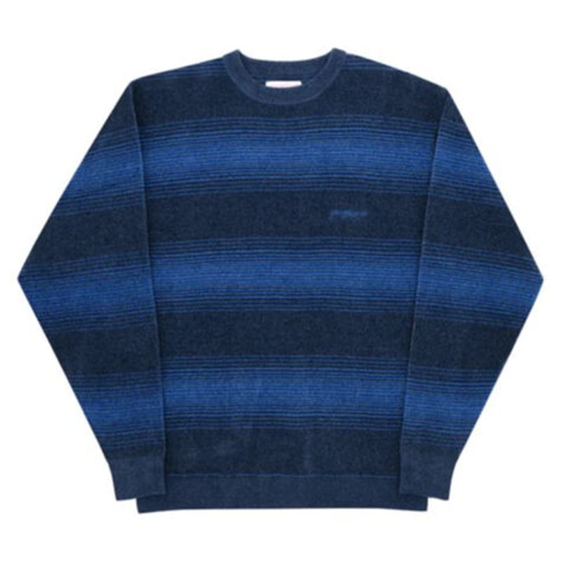 yardsale Chenille Ripple Knit Navy/Blue - ニット/セーター