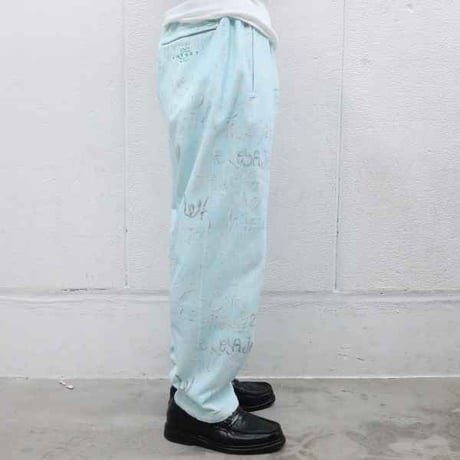 WHIMSY CLAY LETTER PANT - SKYBLUE