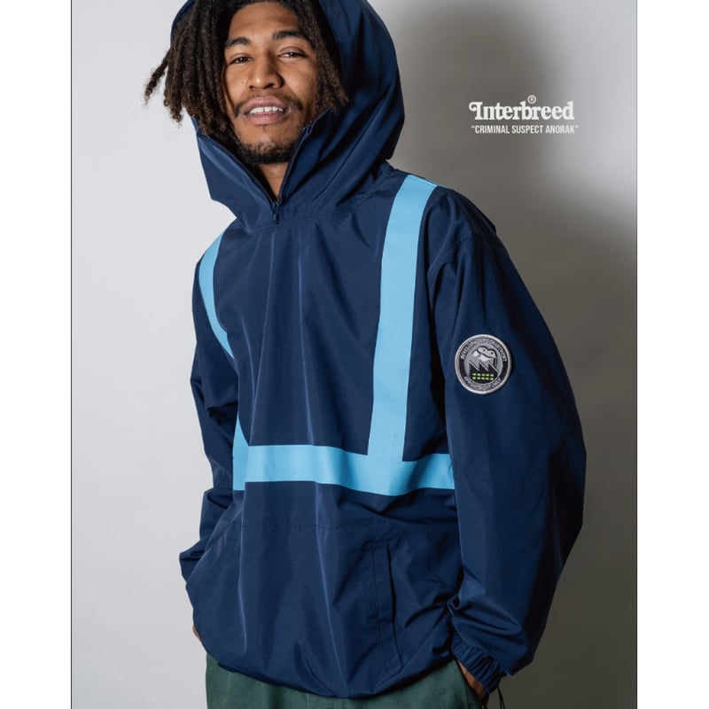 INTERBREED CRIMINAL SUSPECT ANORAK - NAVY | BOT 