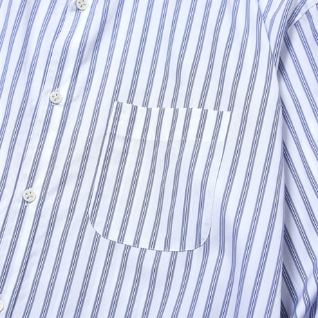 RAJABROOKE JALUR SHIRT - WHITE/BLUE