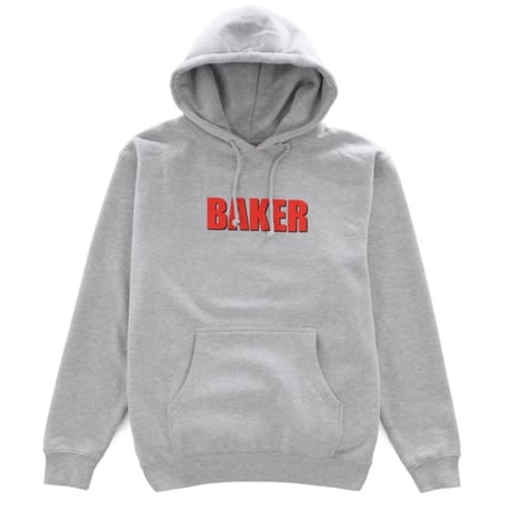BAKER SKATEBOARDS IMPACT PULLOVER - GREY