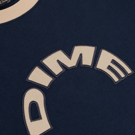 DIME ARCH RINGER TEE - NAVY