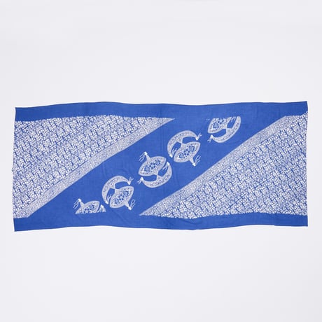 RAJABROKE WAU FUJITATE STOLE - BLUE