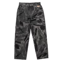 INTERBREED BRUSHED CAMO TROUSER - CHARCOAL