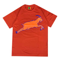 BEDLAM GOAT TEE - RUST