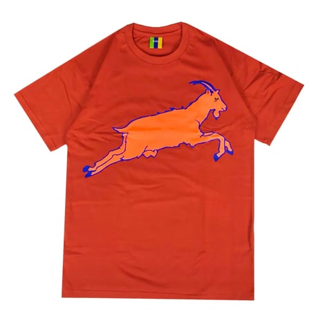 BEDLAM GOAT TEE - RUST