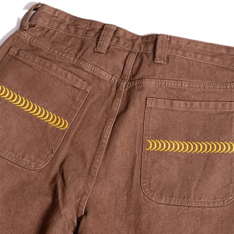 SPITFIRE BIGHEAD DENIM SHORT - BROWN