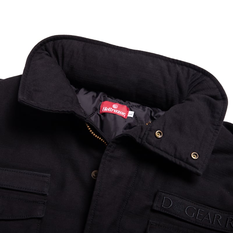 HELLRAZOR M65 CITY TREE CAMO ARMY JACKET - BLAC