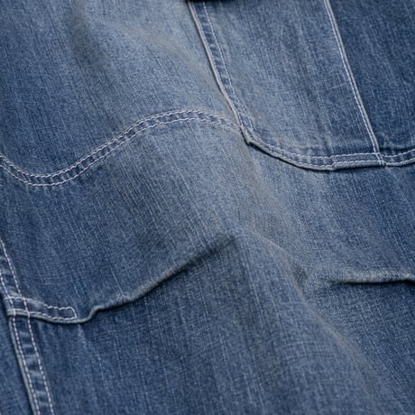 INTERBREED ENGINEER DENIM CARGO PANTS - INDIGO