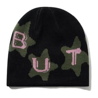 BUTTERGOODS STARS SKULLY BEANIE - BLACK