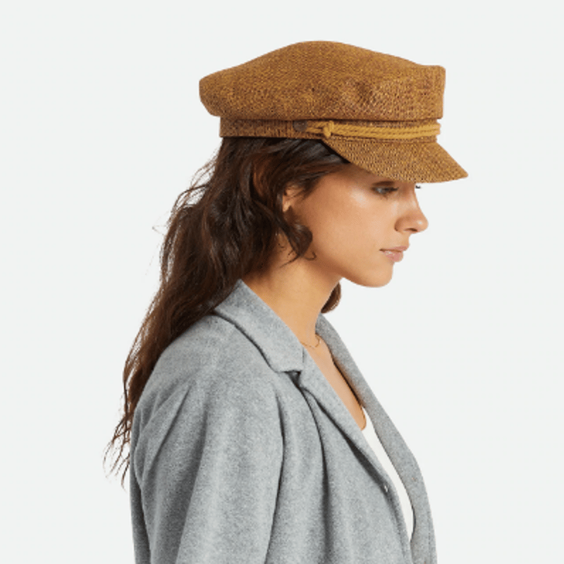 BRIXTON FIDDLER CAP - BROWN | BOTTOM LINE