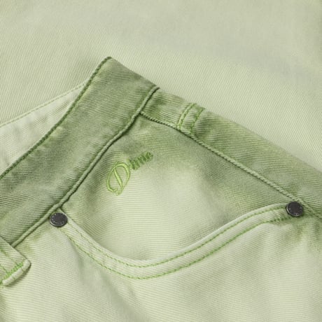 DIME CLASSIC BAGGY DENIM PANTS - MATCHA
