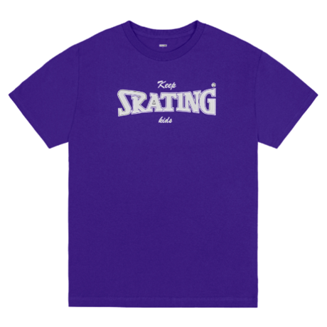 CLASSIC GRIP KEEP SKATING KIDS TEE-PURPLE