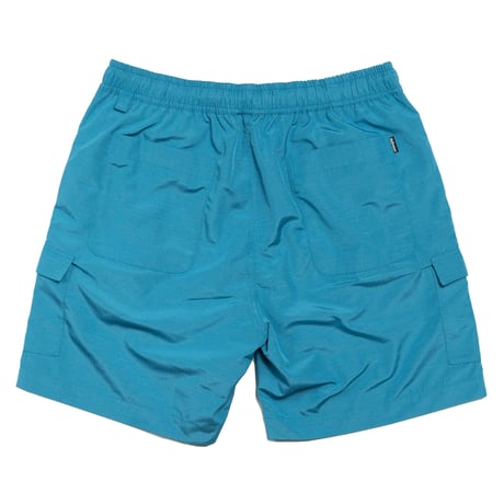 HELLRAZOR RIPSTOP CARGO SWIM SHORTS - JADE BLUE
