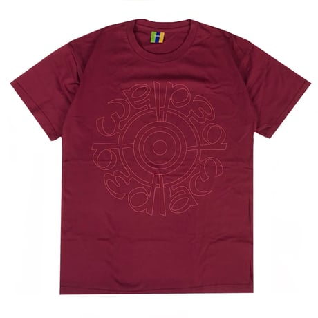 BEDLAM OUTLINE TEE - BERRY