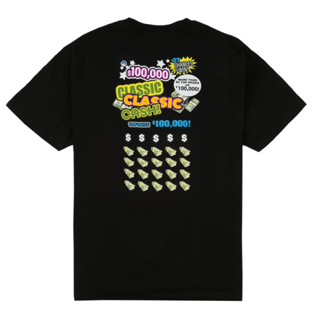 CLASSIC GRIP SCLATCH TICKET TEE - BLACK