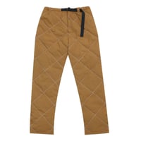 WHIMSY  REFLECTIVE QUILTED DOWN PANTS  -  CAMEL