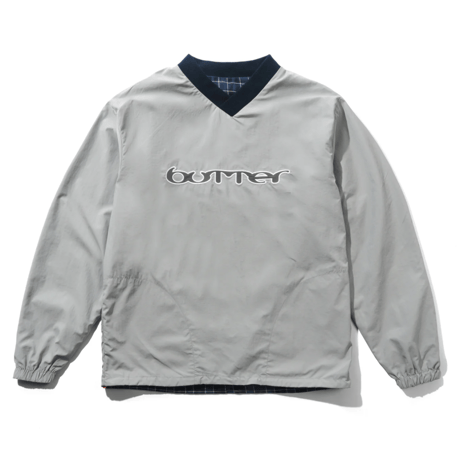 BUTTERGOODS REVERSIBLE DOGOUT PULLOVER - GREY / NAVY