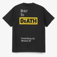 NOTHIN'SPECIAL BUILT TO DEATH POCKET TEE - BLACK