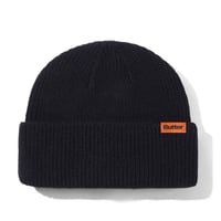 BUTTERGOODS TALL WHARFIE BEANIE - BLACK