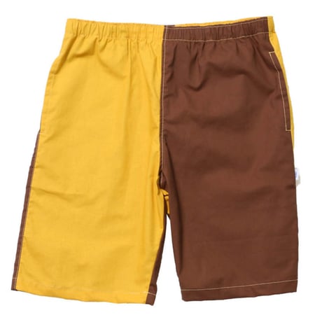BEDLAM GIMMICKS TROPICAL SHORTS-YELLOW/BURGUNDY