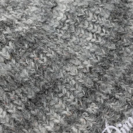 DIME FUZZY FOLD BEANIE - CHARCOAL MULTI