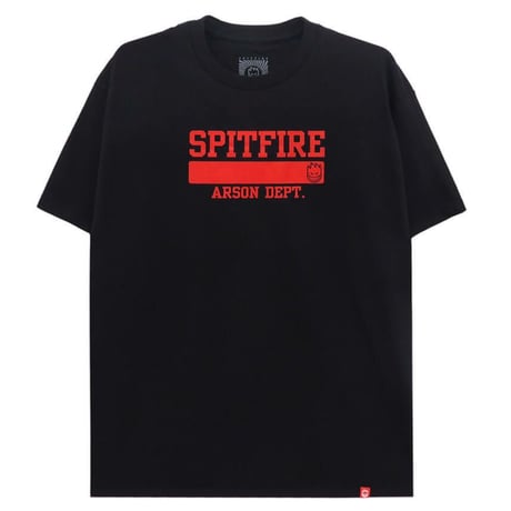 SPITFIRE ARSON DEPT TEE - BLACK