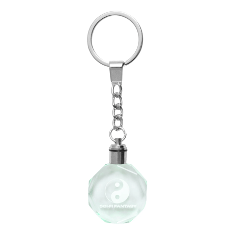 SCI-FI FANTASY LIGHTUP CRYSTAL KEYCHAIN