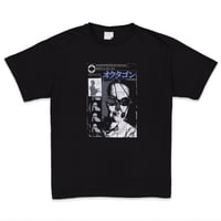 OCTAGON SOLARIS TEE  - BLACK