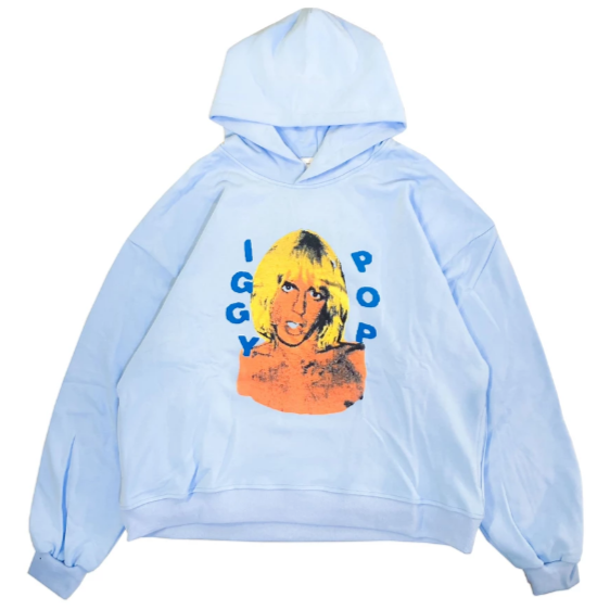 イギーポップ MGCT IGGY POP HOODIE-P,BLUE | BOTTOM LINE