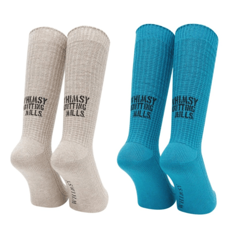 WHIMSY WAFFLE SOCKS