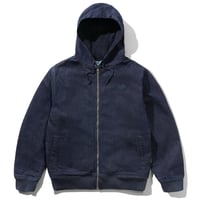 BUTTERGOODS HOODED WORK JACKET - RINSED INDIGO