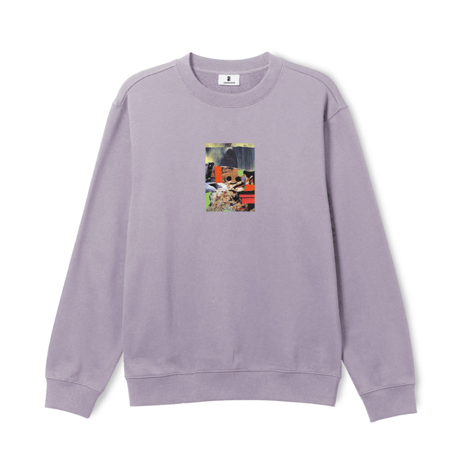 POETIC COLLECTIVE GOOD LUCK CREWNECK - PURPLE