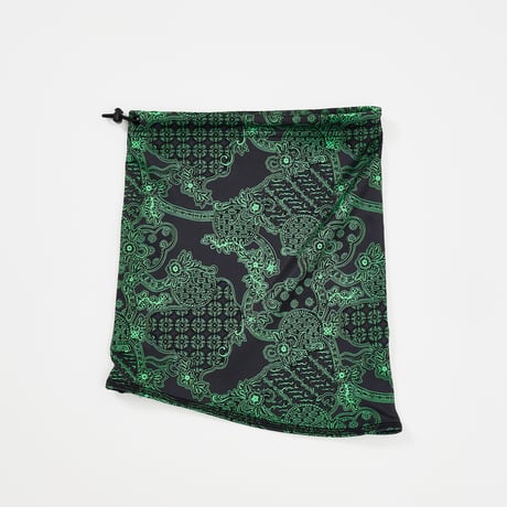 RAJABROOKE BATIK NECK WARMER - BLACK