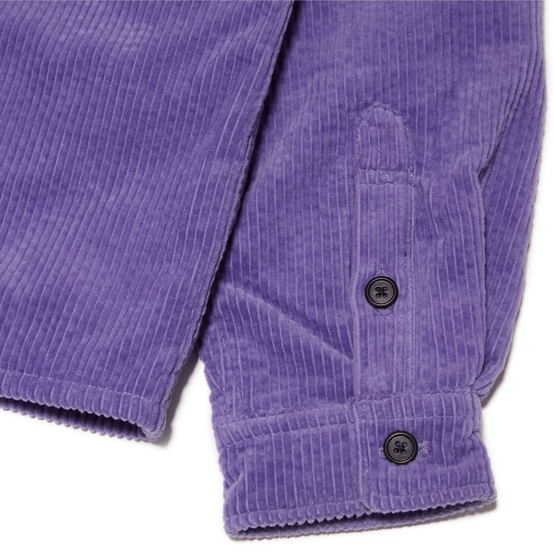 HELLRAZOR CORDUROY SHIRT JACKET-PURPLE | BOTTOM...