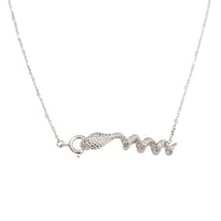 RAJABROOKE COBRA NECKLACE - SILVER