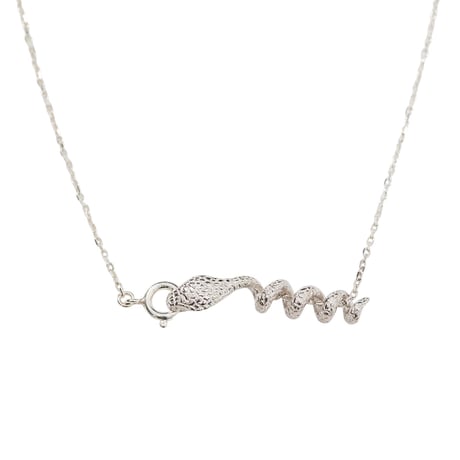 RAJABROOKE COBRA NECKLACE - SILVER