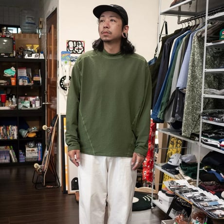 DEMARCOLAB DEMARCOLAB D\_/L STORMFLEECE™ TOP - OLIVE