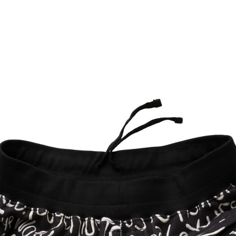 WHIMSY CLAY LETTER PANT - BLACK