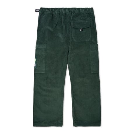 BUTTER GOODS CORDUROY CARGOPANTS - F,GREEN