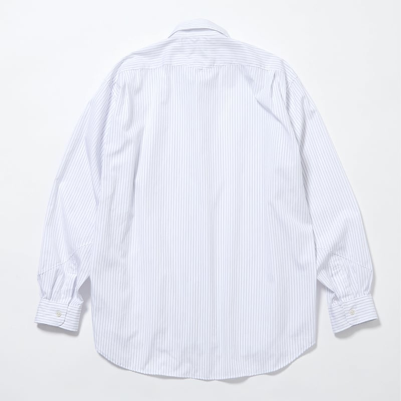 RAJABROOKE JALUR SHIRT - WHITE/BLACK | BOTTOM LINE